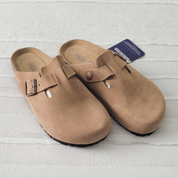 Birkenstock Boston Clogs Suede 38N - Picture 1 of 6